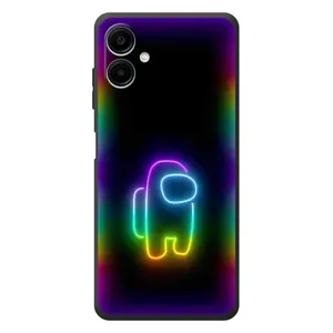 Чехол Амонг Ас для Samsung Galaxy A08 (AlphaPrint) (Яркий скин)