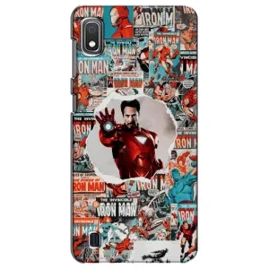 Чохли з героями Марвел Samsung Galaxy A10 2019 (A105F) (VPrint) (Айронмен)