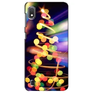 Новорічні Чохли для Samsung Galaxy A10 2019 (A105F) (VPrint) (Ялинка в огоньках)