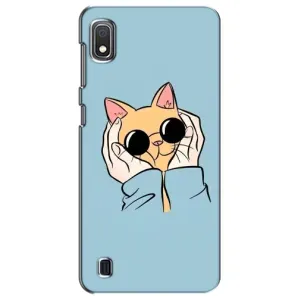 Чохол на Samsung Galaxy A10 2019 (A105F) з Котиками (VPrint) (Котик в окулярах)