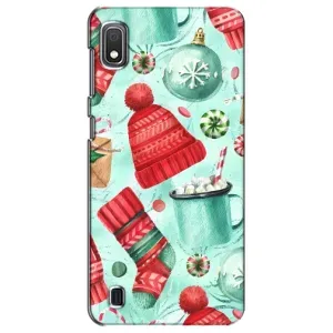 Новорічні Чохли для Samsung Galaxy A10 2019 (A105F) (VPrint) (Одяг НР)