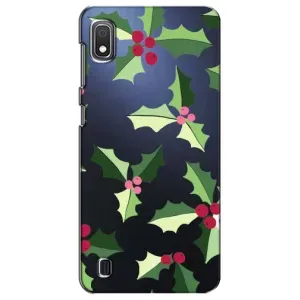 Зимні Чохли для Samsung Galaxy A10 2019 (A105F) - прозорий фон (Різдвяний фон)