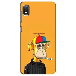 Чехлы с Обезьянами NFT для Samsung Galaxy A10 2019 (A105F) (AlphaPrint) (Скучающая Обезьяна NFT)