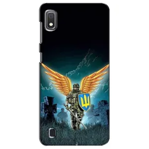 Чехлы с картинкой ЗСУ для Samsung Galaxy A10 2019 (A105F) (AlphaPrint) (Солдат ЗСУ)