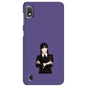 Чехлы Венсдей на Samsung Galaxy A10 2019 (A105F) Уэнсдей (AlphaPrint) (Уэнздей в черном)