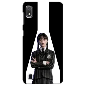 Чехлы Венсдей на Samsung Galaxy A10 2019 (A105F) Уэнсдей (AlphaPrint) (W-Wednesday)
