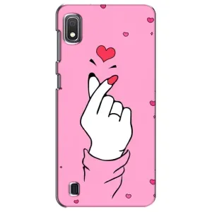 Чохол з принтом для Samsung Galaxy A10 2019 (A105F) (AlphaPrint - Знак сердечка) (Знак Love)