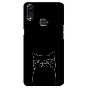 Чохол з малюнком кіт на Samsung Galaxy A10s (A107) (Байдужий кіт)
