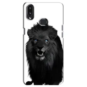 Чохли з картинкою животних Samsung Galaxy A10s (A107) (Чорний ЛЕВ)