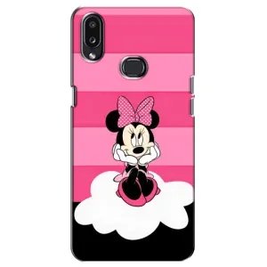 Эксклюзивный чехол для Samsung Galaxy A10s (A107) (AlphaPrint - Мультяшные) (Девочка Maus)