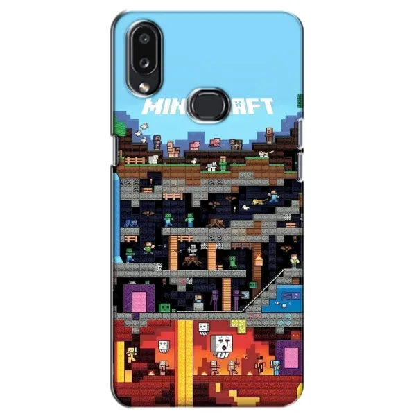 Чехол с принтом «фон Minecraft» для Samsung Galaxy A10s (A107) Чехол с принтом «фон Minecraft» для Samsung Galaxy A10s (A107)