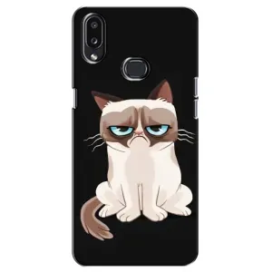 Чохол з принтом для Samsung Galaxy A10s (A107) (AlphaPrint) Модні коти (Сумний кіт)