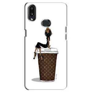 Чохли Луі Вітон для Samsung Galaxy A10s (A107) (AlphaPrint - LOUIS VUITTON) (кава LOUIS VUITTON)