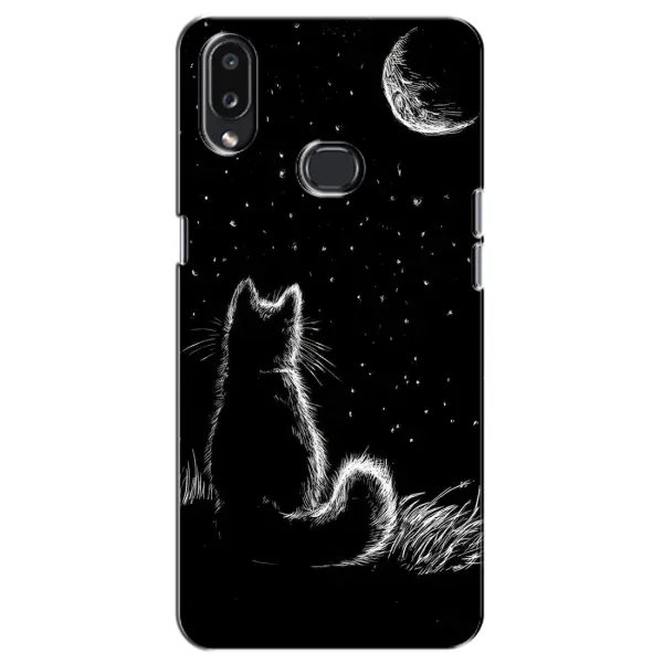 Чехол с принтом «Котик и луна» для Samsung Galaxy A10s (A107) Чехол с принтом «Котик и луна» для Samsung Galaxy A10s (A107)