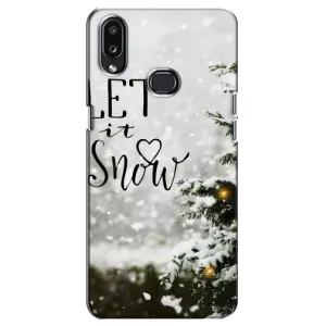 Новорічні, Святкові Чохли для Samsung Galaxy A10s (A107) - 2024 год (Let it snow)