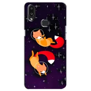 Чохли з картинкою Лисичка для Samsung Galaxy A10s (A107) (VPrint) (Лисички космонавти)