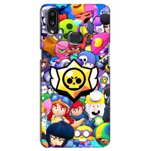 Чехол для Samsung Galaxy A10s (A107) Бравл Старс (VPrint) (Лого Brawl Stars)