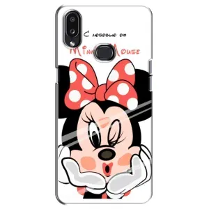 Эксклюзивный чехол для Samsung Galaxy A10s (A107) (AlphaPrint - Мультяшные) (Маус Минни)