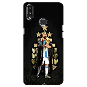 Чехлы для Samsung Galaxy A10s (A107) (Leo чемпион) (AlphaPrint) (Месси Король)