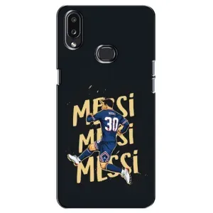 Чехлы для Samsung Galaxy A10s (A107) (Leo чемпион) (AlphaPrint) (Messi ПСЖ)