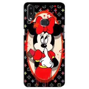 Чехол Disney Mouse Samsung Galaxy A10s (A107) (PREMIUMPrint) (Минни Маус ЛВ)