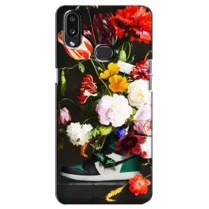Бренднові Чохли для Samsung Galaxy A10s (A107) - (PREMIUMPrint) (Nike цветы)