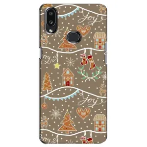 Новорічні, Святкові Чохли для Samsung Galaxy A10s (A107) - 2024 год (Новорічні пряники)