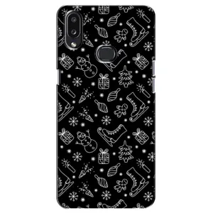 Новорічні, Святкові Чохли для Samsung Galaxy A10s (A107) - 2024 год (Новорічний фон)