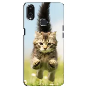 Чохли з Котиками для Samsung Galaxy A10s (A107) (VPrint) (Прижок кота)
