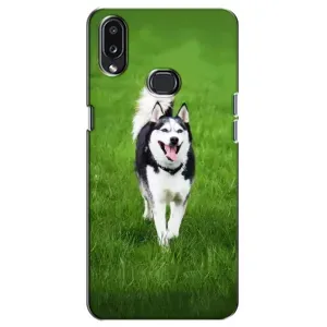 Чохол з Хаскі Samsung Galaxy A10s (A107) - (AlphaPrint) (Радісний Хаскі)
