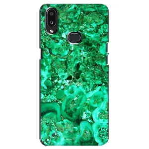 Мраморний чехол на Samsung Galaxy A10s (A107) (VPrint) (Салатовий Мрамор)