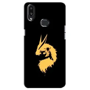 Naruto Anime Чохли для Самсунг Гэлакси А10с (А107) (AlphaPrint) (силует Курама Наруто)