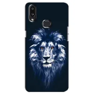 Чохол з картинкою ЛЕВ для Samsung Galaxy A10s (A107) (VPrint) (Синій Лев)