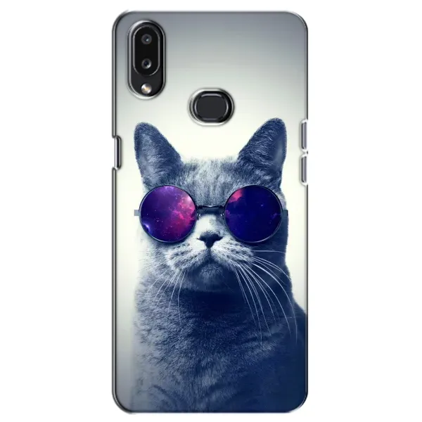 Чехол с принтом «Стильный кот» для Samsung Galaxy A10s (A107) Чехол с принтом «Стильный кот» для Samsung Galaxy A10s (A107)