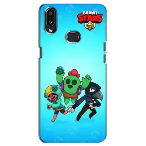 Чехлы Brawl Stars для Samsung Galaxy A10s (A107) (AlphaPrint) (Тріо героїв)