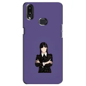 Чохли Венсдей на Samsung Galaxy A10s (A107) Уенсдей (AlphaPrint) (Венздей у чорному)