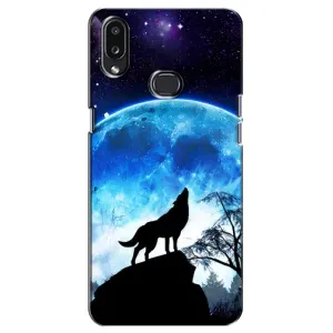 Захисні чохли для Самсунг Гэлакси А10с (А107) (AlphaPrint) (ХІТ продаж) ВОВК (Вовк на місяць)