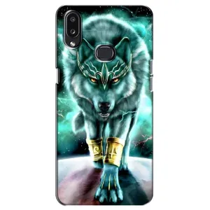 Захисні чохли для Самсунг Гэлакси А10с (А107) (AlphaPrint) (ХІТ продаж) ВОВК (Яскравий вовк)