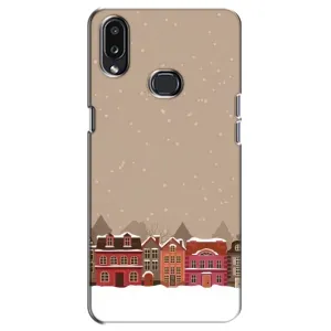 Новорічні, Святкові Чохли для Samsung Galaxy A10s (A107) - 2024 год (Зимове місто)