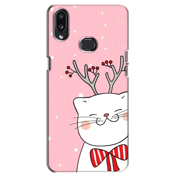 Чехол с принтом «Зимний кот» для Samsung Galaxy A10s (A107)