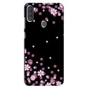 Чохол для Samsung Galaxy A11 (А115) - з принтом (Дизайнерські) (AlphaPrint) (Квіти маленькі)