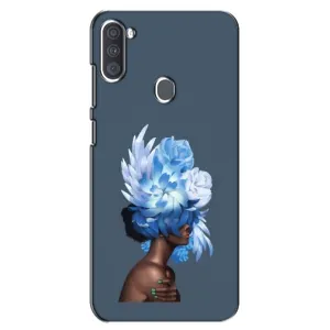 Чехлы (ART) Цветы на Samsung Galaxy A11 (A115) (VPrint) (Квіти на голові)