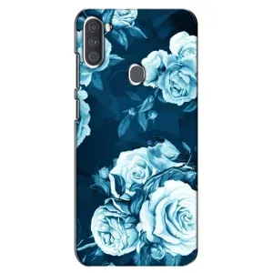 Чехлы (ART) Цветы на Samsung Galaxy A11 (A115) (VPrint) (Блактині бутони)