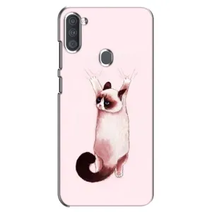 Чохол на Samsung Galaxy A11 (А115) з Котиками (VPrint) (Котик падає)