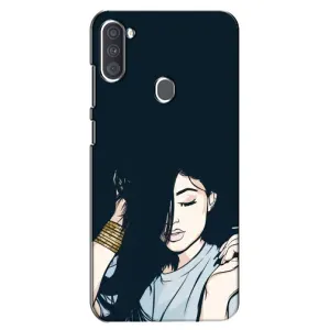 Чохол з друком для Samsung Galaxy A11 (A115) - (Мода) (AlphaPrint) (Гарна дівчина)