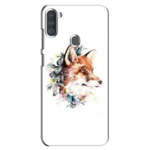 Чохли з картинкою Лисичка для Samsung Galaxy A11 (A115) (VPrint) (Лиса в квітах)