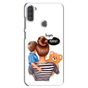 Чохол з друком для Samsung Galaxy A11 (A115) - (Мама з дитинкою) (AlphaPrint) (Мама з синочком)