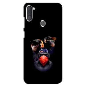 Чохол з Мавпами Samsung Galaxy A11 (A115) - (AlphaPrint) (Три мавпи)
