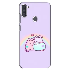 Чохол на Samsung Galaxy A11 (А115) з Котиками (VPrint) (Радужний котик)