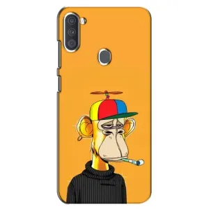 Чехлы с Обезьянами NFT для Samsung Galaxy A11 (A115) (AlphaPrint) (Скучающая Обезьяна NFT)